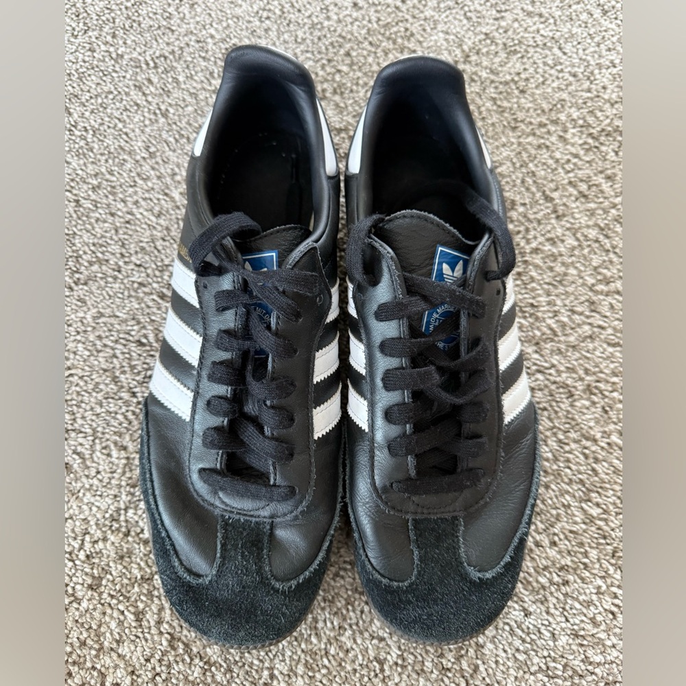 Adidas Samba Men’s 9.5 OG Black and White w/Gum Sole